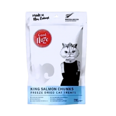 Good Noze Treat Freeze-Dried King Salmon Chunks 65g x2, GN6005 (2 packs), cat Treats, Good Noze, cat Food, catsmart, Food, Treats